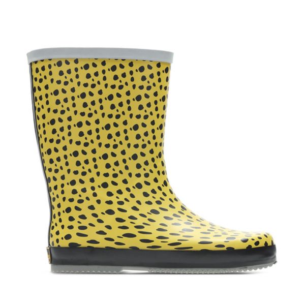 Clarks Boys Tarri Splash Wellies Yellow | CA-5178306